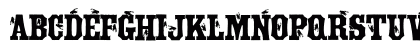 Tuscan Flies Regular Uppercase Preview