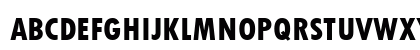 Tw Cen MT Condensed Extra Bold Regular Uppercase Preview