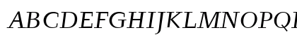 Tyfa ITC Book Italic Preview