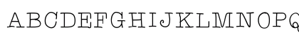 Typewriterhand Medium Preview