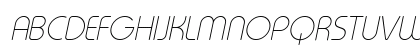 Typo Round Thin Italic Demo Uppercase Preview