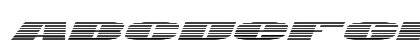U.S.A. Gradient Italic Italic Preview