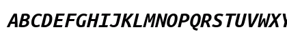 UbuntuMono Nerd Font Mono Bold Italic Preview