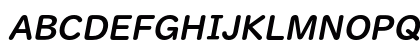 UDDigiKyoItalic Bold Bold Italic Uppercase Preview