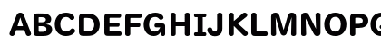 UDDigiKyoLatin Heavy Regular Uppercase Preview