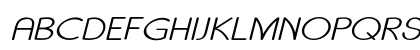 Ulio Expanded Italic Preview