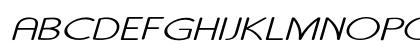 Ulio Extra-expanded Italic Preview