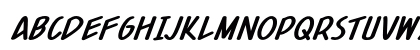 Uni Gogi Bold Italic Preview