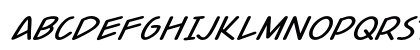 Uni Gogi Expanded Italic Preview