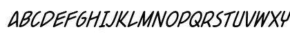 Uni Gogi Italic Uppercase Preview