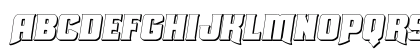 Union Gray 3D Semi-Italic Semi-Italic Preview