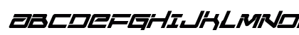 United Planets Bold Italic Bold Italic Uppercase Preview