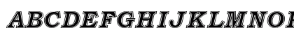 Univercity Regular Uppercase Preview