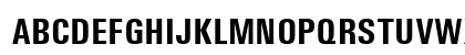 Univers Condensed Bold Uppercase Preview
