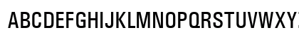 Univers Condensed Medium Uppercase Preview