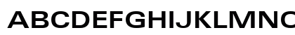 Univers Extended Bold Preview