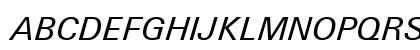 Univers Medium Italic Preview