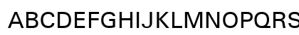 Univers Medium Uppercase Preview