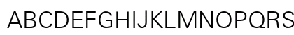 Univers LT W0445 Regular Uppercase Preview