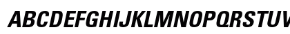 Univers LT Std 67 Bold Condensed Oblique Preview