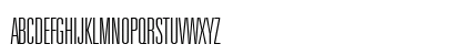 Univers LT W0439 Regular Uppercase Preview
