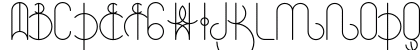 Universum Regular Uppercase Preview