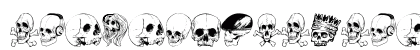 SKULL FONT Regular Preview
