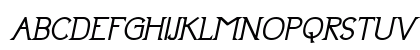 Uptown Elegance Bold Italic Uppercase Preview