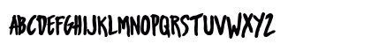 Urban Oil Typeface Regular Uppercase Preview