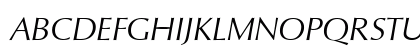 URWClassicoT Italic Uppercase Preview