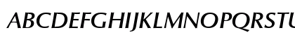 URWClassicoTMed Italic Uppercase Preview