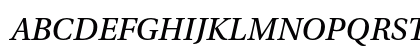Utopia Std Caption Italic Preview