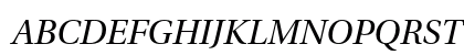 Utopia Std Subhead Italic Uppercase Preview