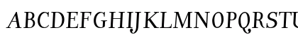 Varius 1 LT Std Italic Preview