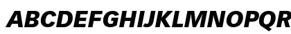 Vectora LT Std 96 Black Italic Preview