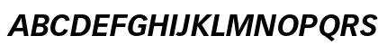 Vectora LT Std 76 Bold Italic Preview