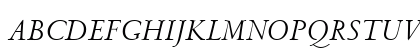 Venetian Italic Uppercase Preview