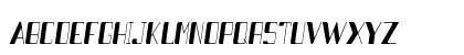 Veridon Condensed Italic Uppercase Preview