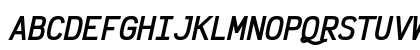 VictorMono Nerd Font Mono Bold Italic Preview