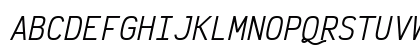 VictorMono Nerd Font Mono Italic Preview