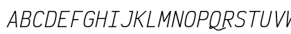 VictorMono Nerd Font Italic Preview