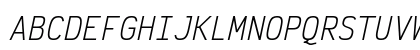 VictorMono NF Italic Preview