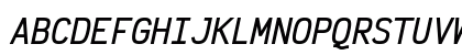 VictorMono Nerd Font Italic Preview