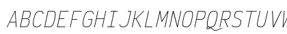 VictorMono NF Italic Uppercase Preview