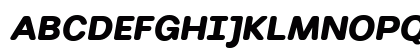 Villeray Rounded Ultra Bold Italic Preview