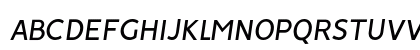 Vision Italic Uppercase Preview