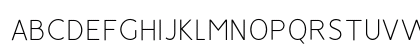 Vision Thin Regular Uppercase Preview