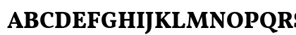 Vollkorn ExtraBold Regular Uppercase Preview