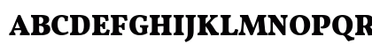 Vollkorn SC Black Uppercase Preview