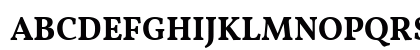 Vollkorn SC Bold Uppercase Preview
